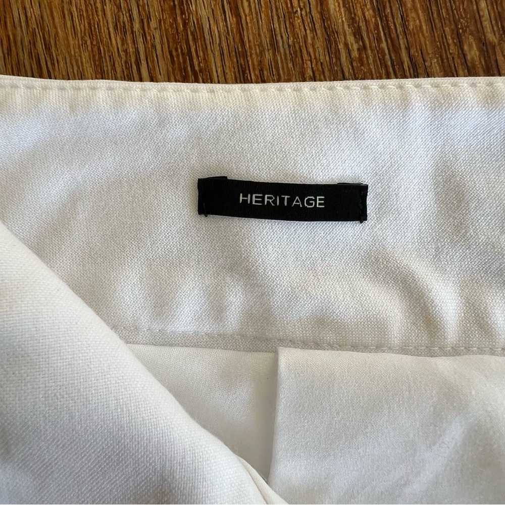 Talbots Heritage Women’s Petite White Cropped Pants Capri Lined Size 8P - Picture 8 of 15